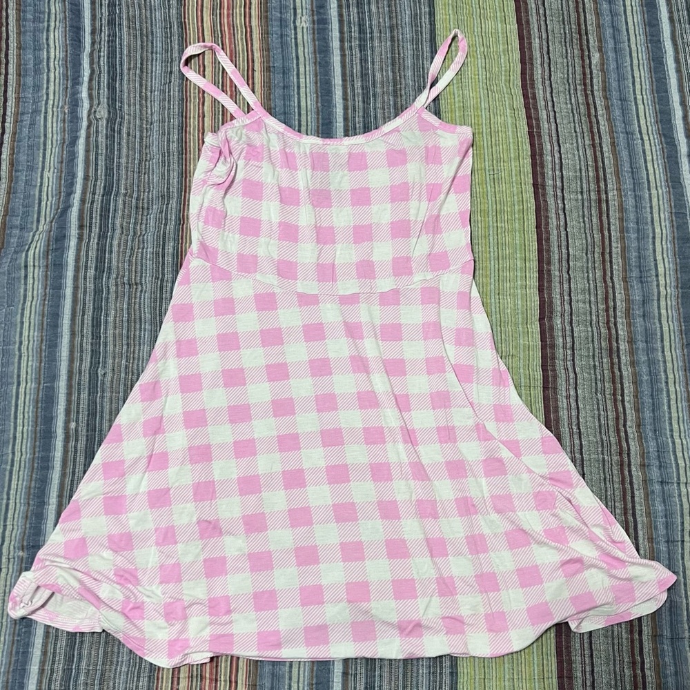 Midnight Hour Pink and White Dress